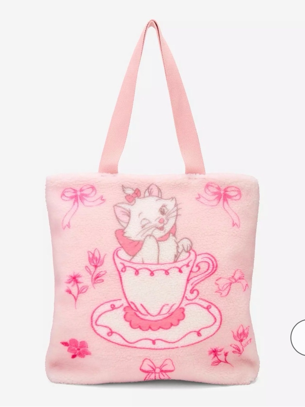 The Aristocats Marie Sherpa (Fuzzy) Teacup Tote Bag